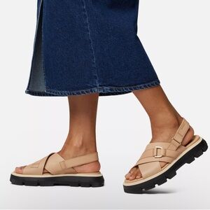 Sorel Beige Women's Sandals